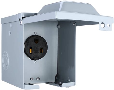 welder 50 amp receptacle junction box|Amazon.com: 50 Amp Welder Outlet.